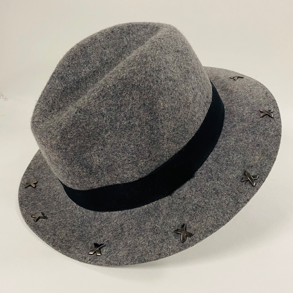 NWT Wool Fedora with Studded Detailing